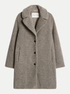 Marc O'Polo Teddyjacke aus Curly-Plüsch 2204-Stone Taupe Melange bei Robert Ley
