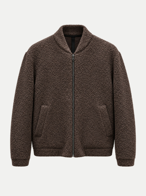 Harris Wharf London Bomberjacke aus Bouclé bei Robert Ley