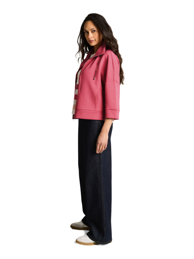 Tom Tailor Casual Boxy-Fit Scuba Sweatjacke bei Robert Ley