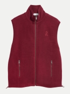 ARMEDANGELS Fleece Weste aus Baumwolle 3639-velvet red bei Robert Ley