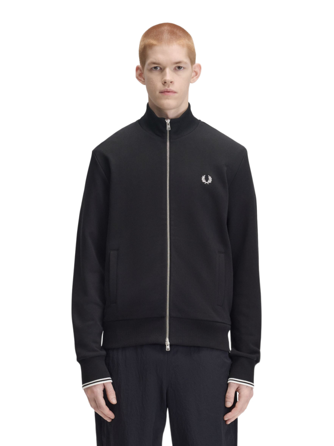 Fred Perry Sweatjacke mit Logo-Stickerei bei Robert Ley