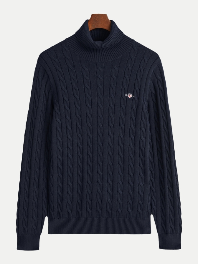 Gant Zopfstrick Rollkragenpullover bei Robert Ley