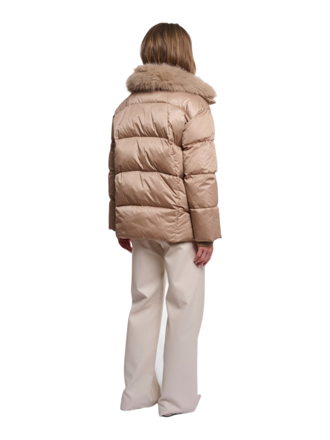 Rino & Pelle Jacke mit Kunstfellkragen bei Robert Ley