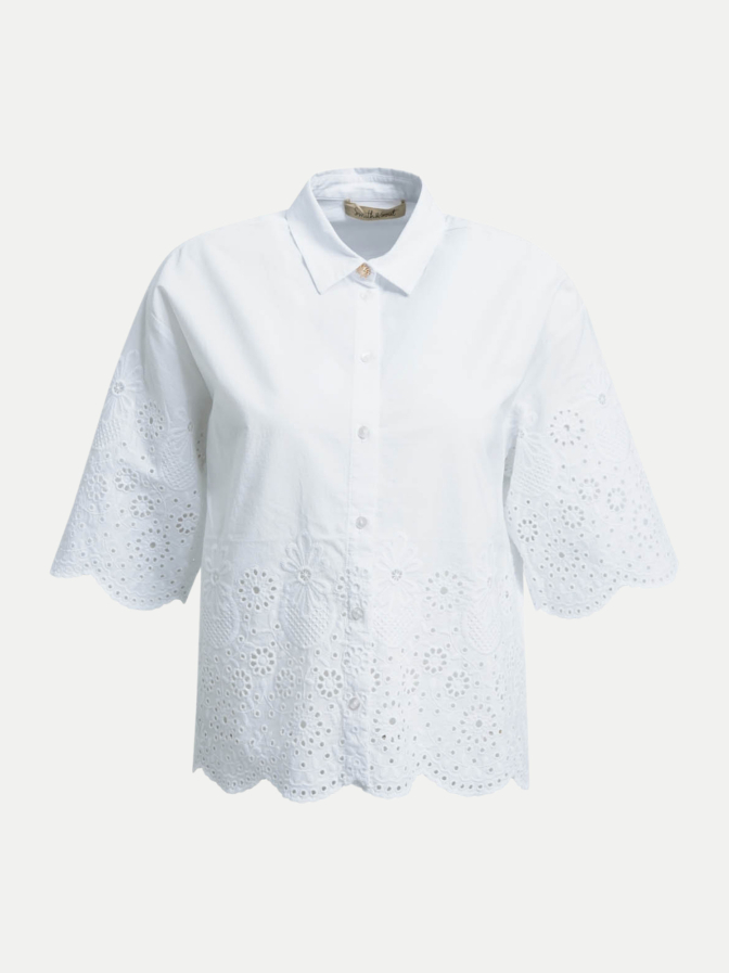 Smith & Soul Bluse mit Lochstickerei bei Robert Ley