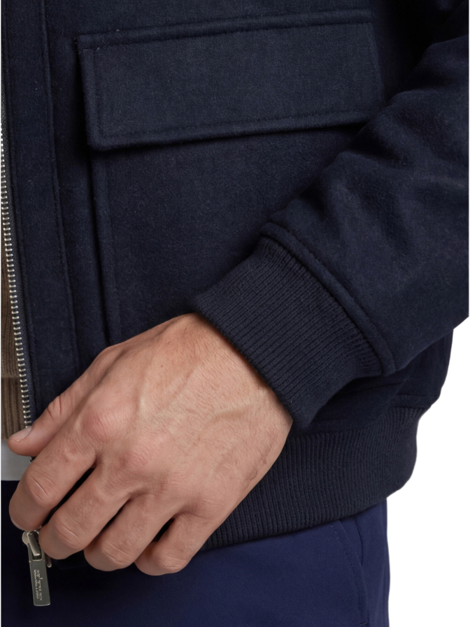 Calamar Fliegerjacke mit abnehmbarem Kragen bei Robert Ley