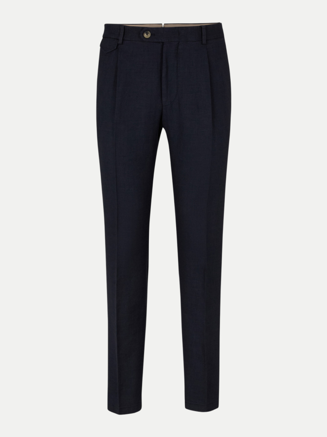 Windsor Men Shaped-Fit Bundfaltenhose Silvi bei Robert Ley