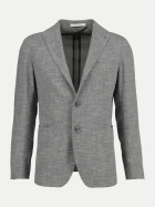 TAGLIATORE Slim-Fit Sakko aus Woll-Seide-Mix g1298-grigio bei Robert Ley