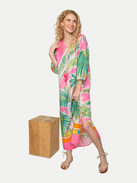 Emily Van Den Bergh Tunikakleid mit Allover-Print bei Robert Ley