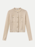 Frame Strickjacke Preppy crem cream multi bei Robert Ley
