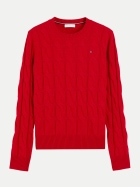 Tommy Hilfiger Strickpullover aus Wolle XLD-RED bei Robert Ley
