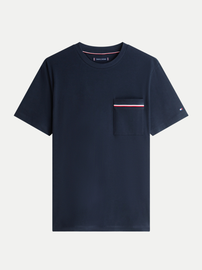 Tommy Hilfiger T-Shirt aus Piqué-Jersey bei Robert Ley