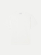Lacoste T-Shirt aus Petit Piqué mit Pima-Baumwolle 001-white bei Robert Ley