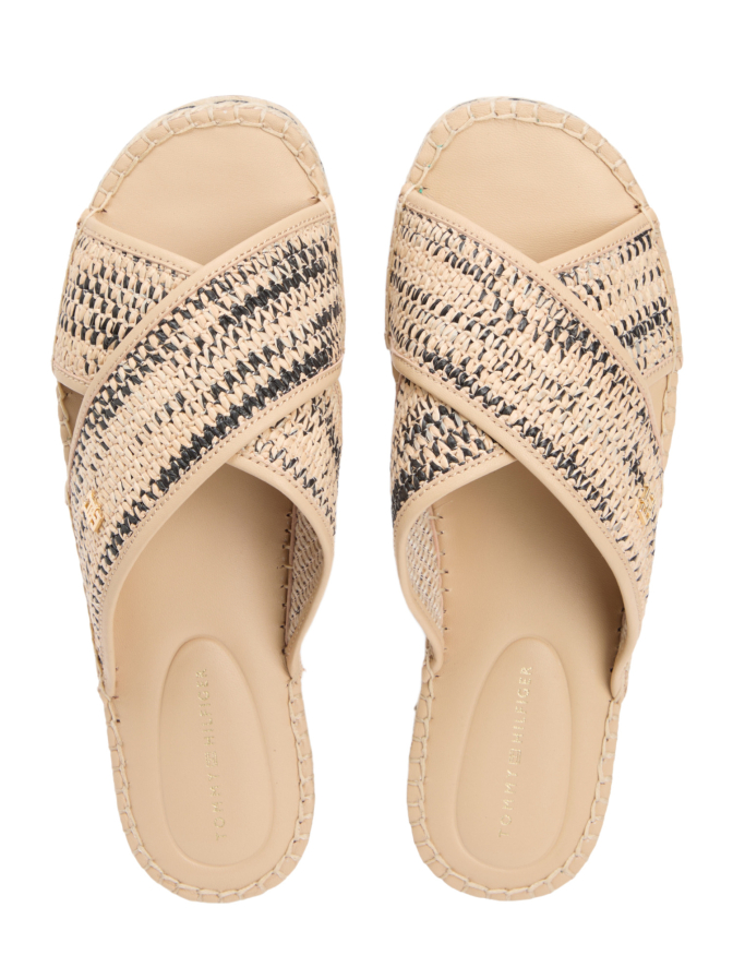 Tommy Hilfiger Mules Raffia im Espadrille-Style bei Robert Ley