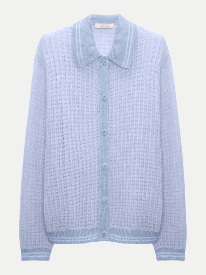 Dorothee Schumacher Cardigan mit Polokragen bei Robert Ley
