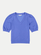 Garcia Kurzarm-Sweatshirt mit Ballonärmeln 5441-BLUE bei Robert Ley
