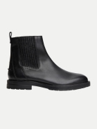 Tommy Hilfiger Chelsea-Boots aus Glattleder BDS-BLACK bei Robert Ley