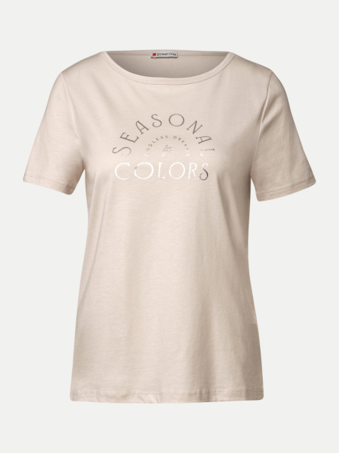 Street One T-Shirt mit Wording bei Robert Ley