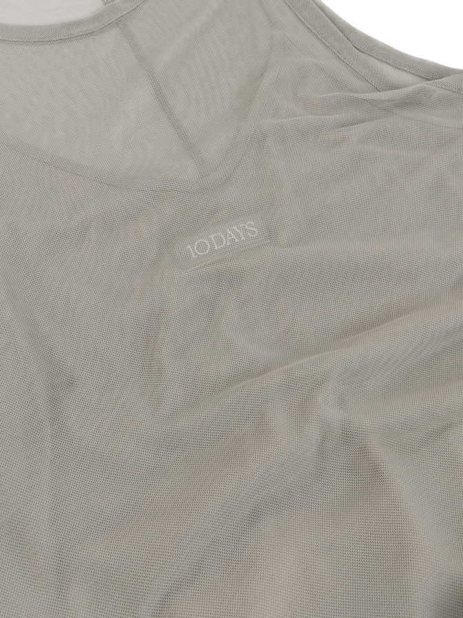 10 Days Regular-Fit Maxikleid aus Mesh bei Robert Ley
